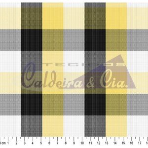 Xadrez Buffalo cor 06 (Amarelo)
